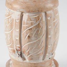 Load image into Gallery viewer, Whitewashed Candle Holder Set