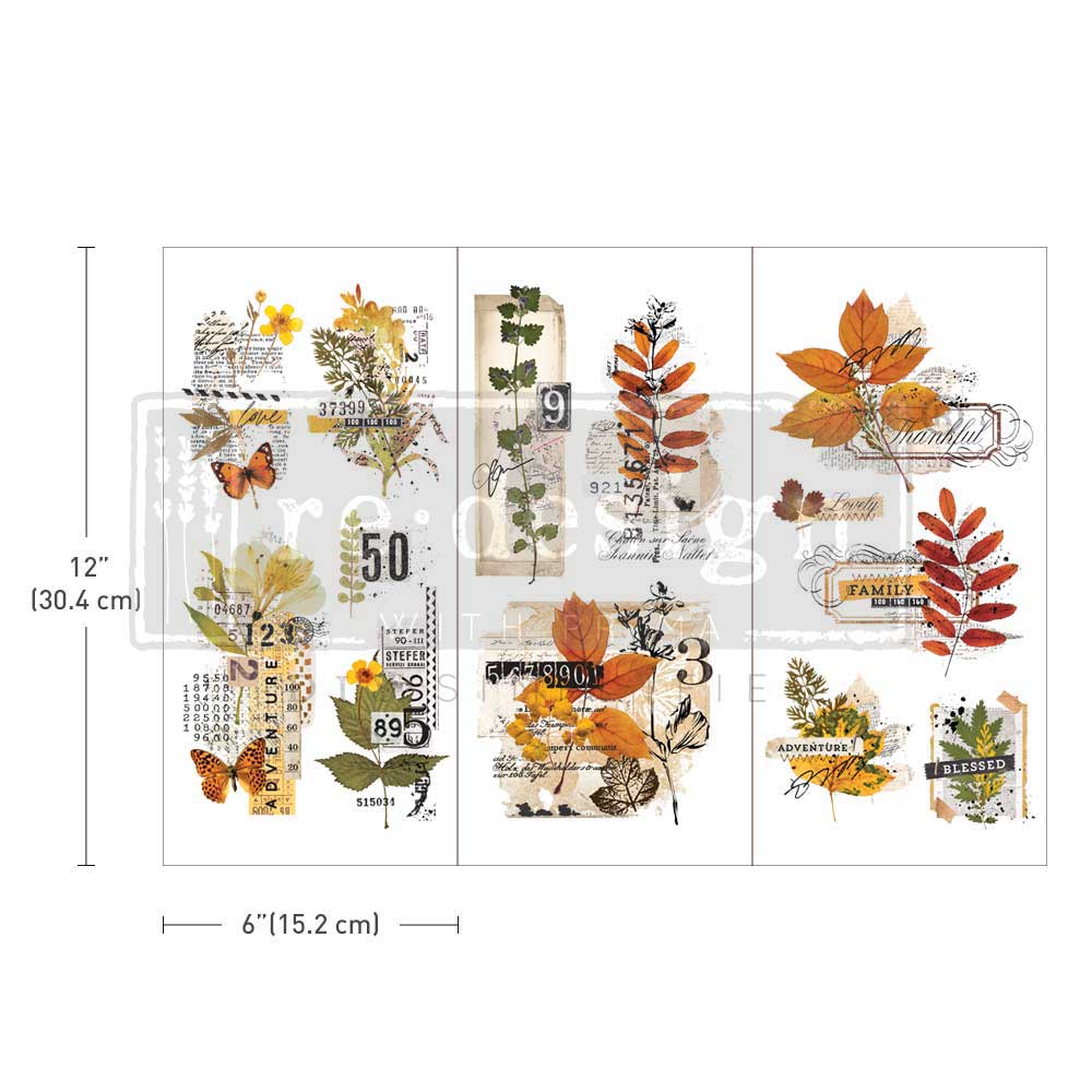 Foliage Collector Decor Transfer