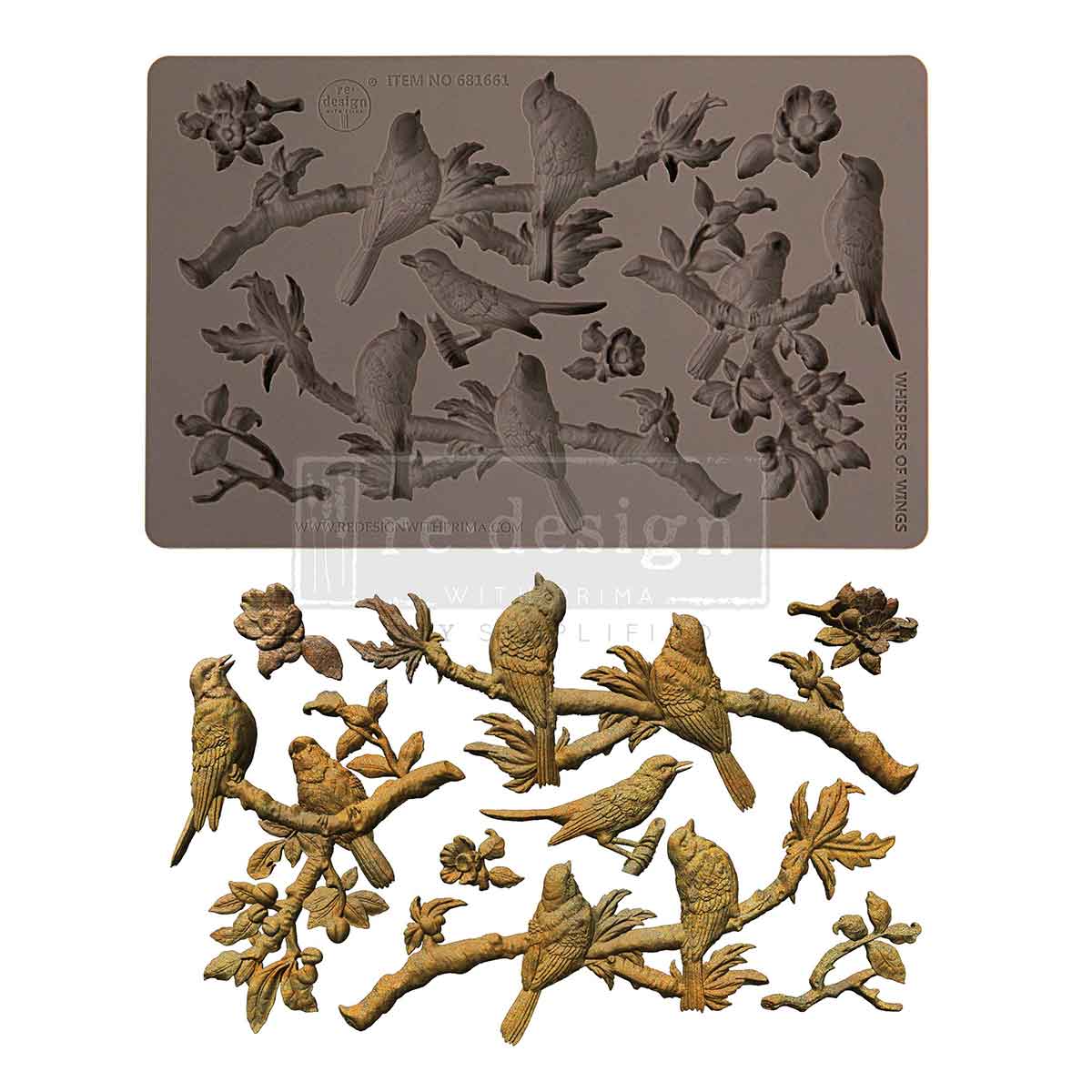 Whispers of Wings Decor Moulds