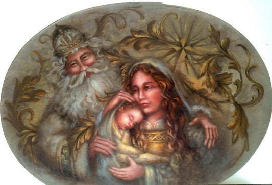 "Believe" Oval Christmas Box E-Packet