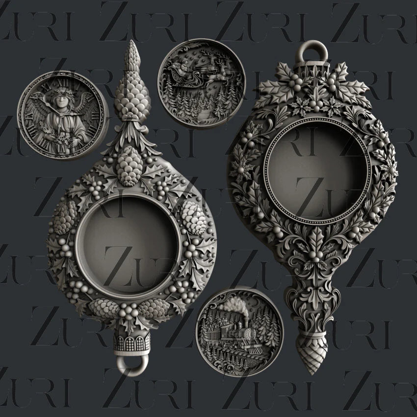 Christmas Ornaments Set 1