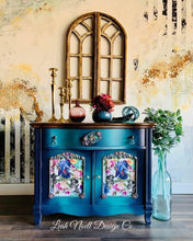 Load image into Gallery viewer, Floral On Black | Rice Decoupage Paper | Dixie Belle