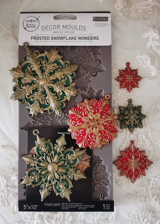 Frosted Snowflake Wonders | Decor Moulds | Redesign with Prima