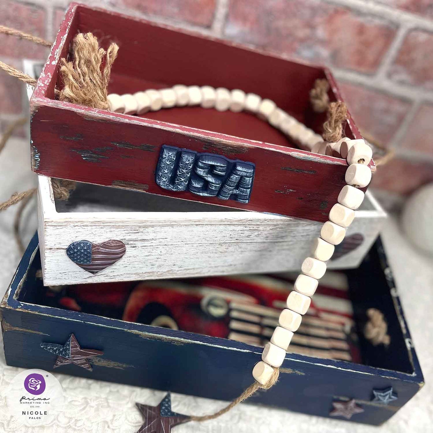 Happy 4th | Decor Moulds | Redesign with Prima