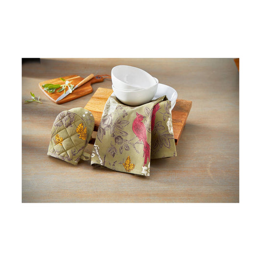 tag Dish Towel and Oven Mitt Set