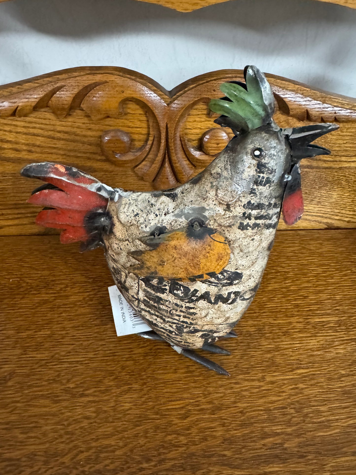 Metal, Hammered Rooster