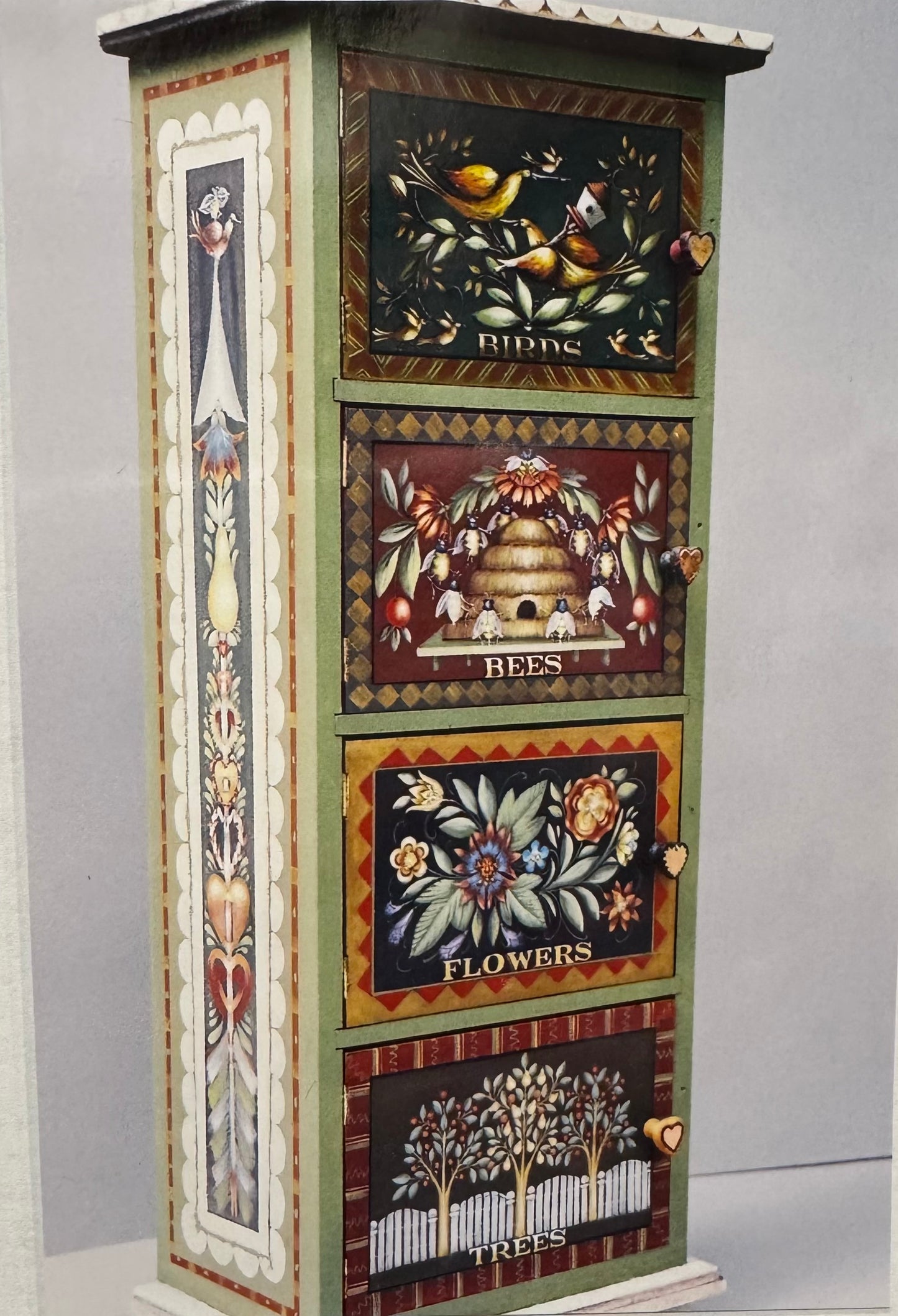 Birds and Bees Cabinet