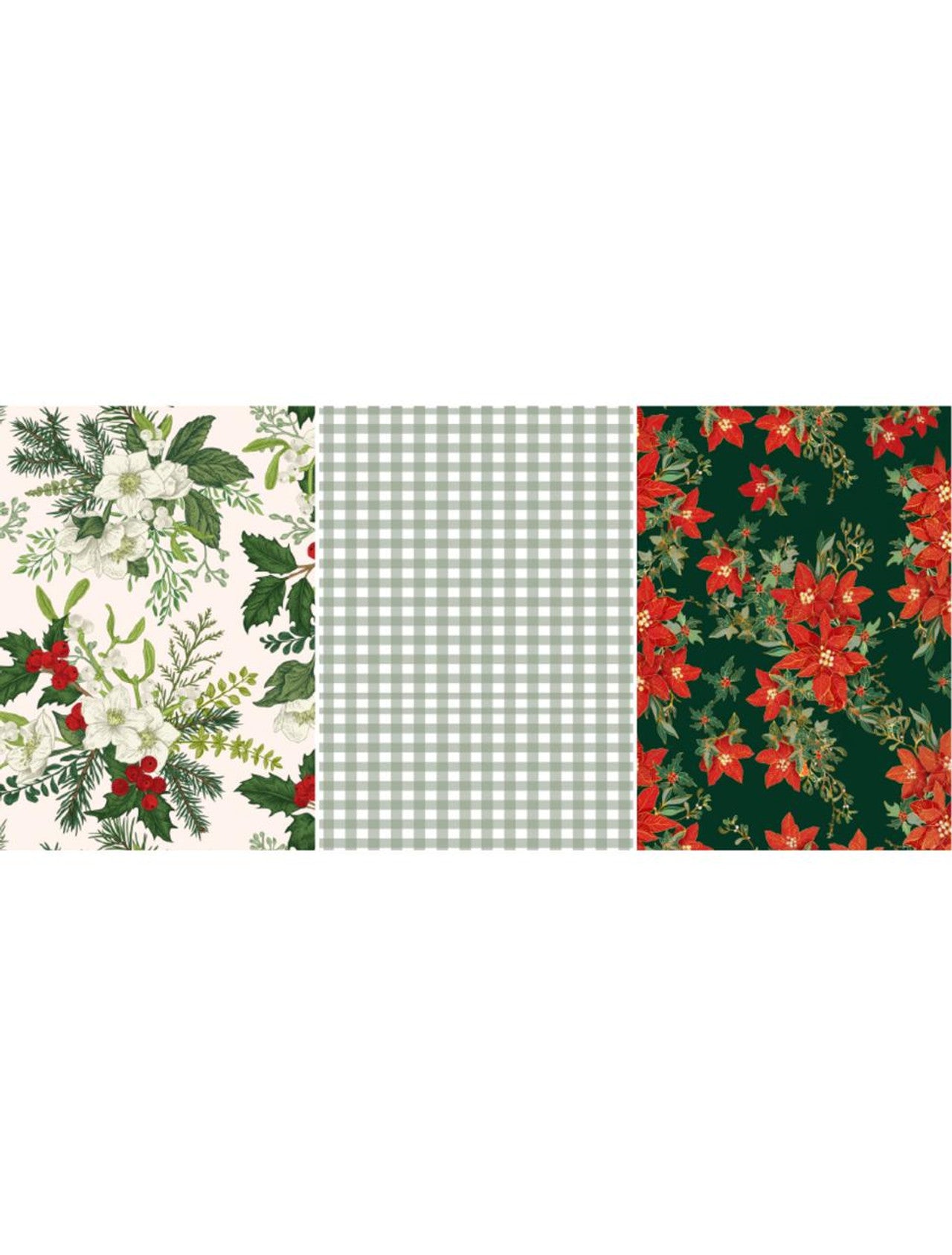 Holiday Holly Decoupage Paper