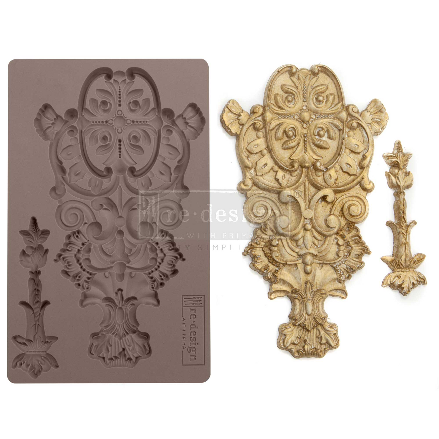 Golden Emblem Decor Mould