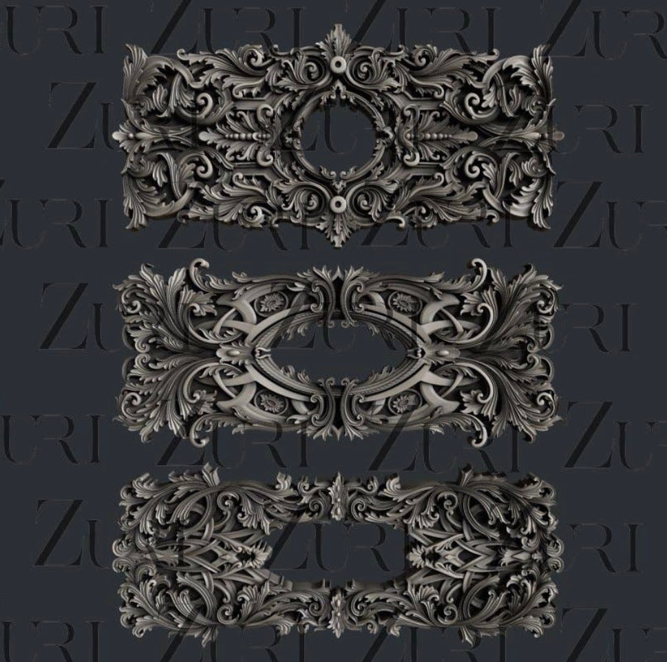Baroque Frames Set 3