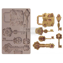 Load image into Gallery viewer, Mechanical Lock & Keys Mould | Redesign with Prima