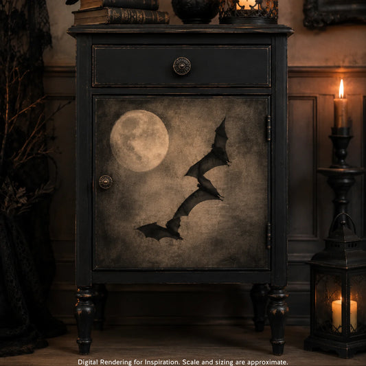 Nocturnal Flight - A3 Rice Decoupage Paper
