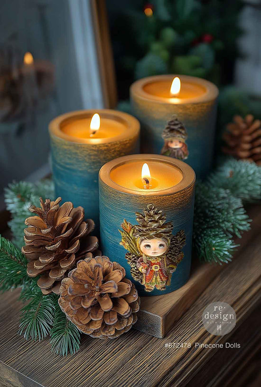 Pinecone Dolls | Decor Moulds | Redesign with Prima