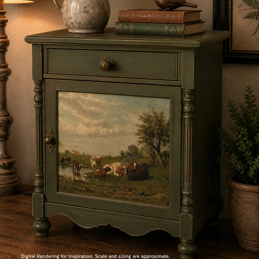 Quiet Countryside - A3 Rice Decoupage Paper