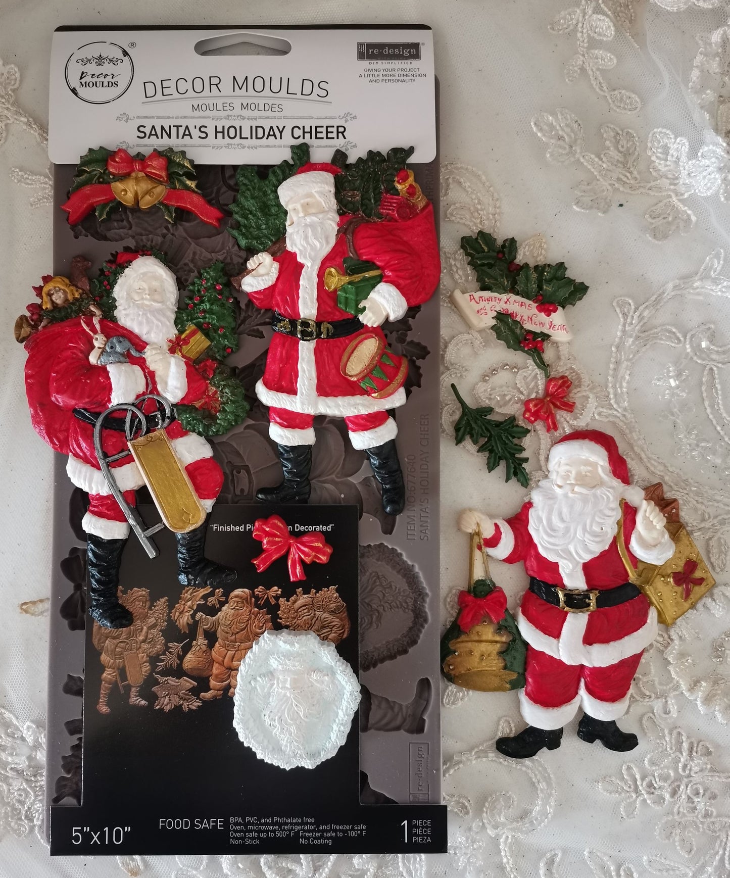 Santa's Holiday Cheer | Decor Moulds | Redesign with Prima