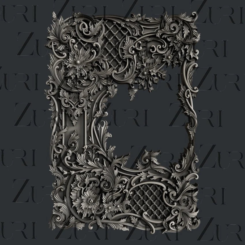 Wood Carving Frame Mould by Zuri