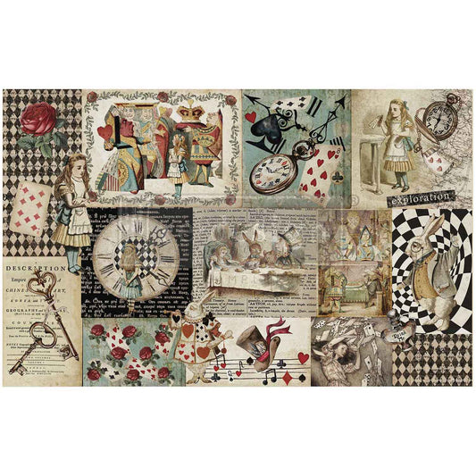 Curious Journey Decoupage Paper | Redesign with Prima