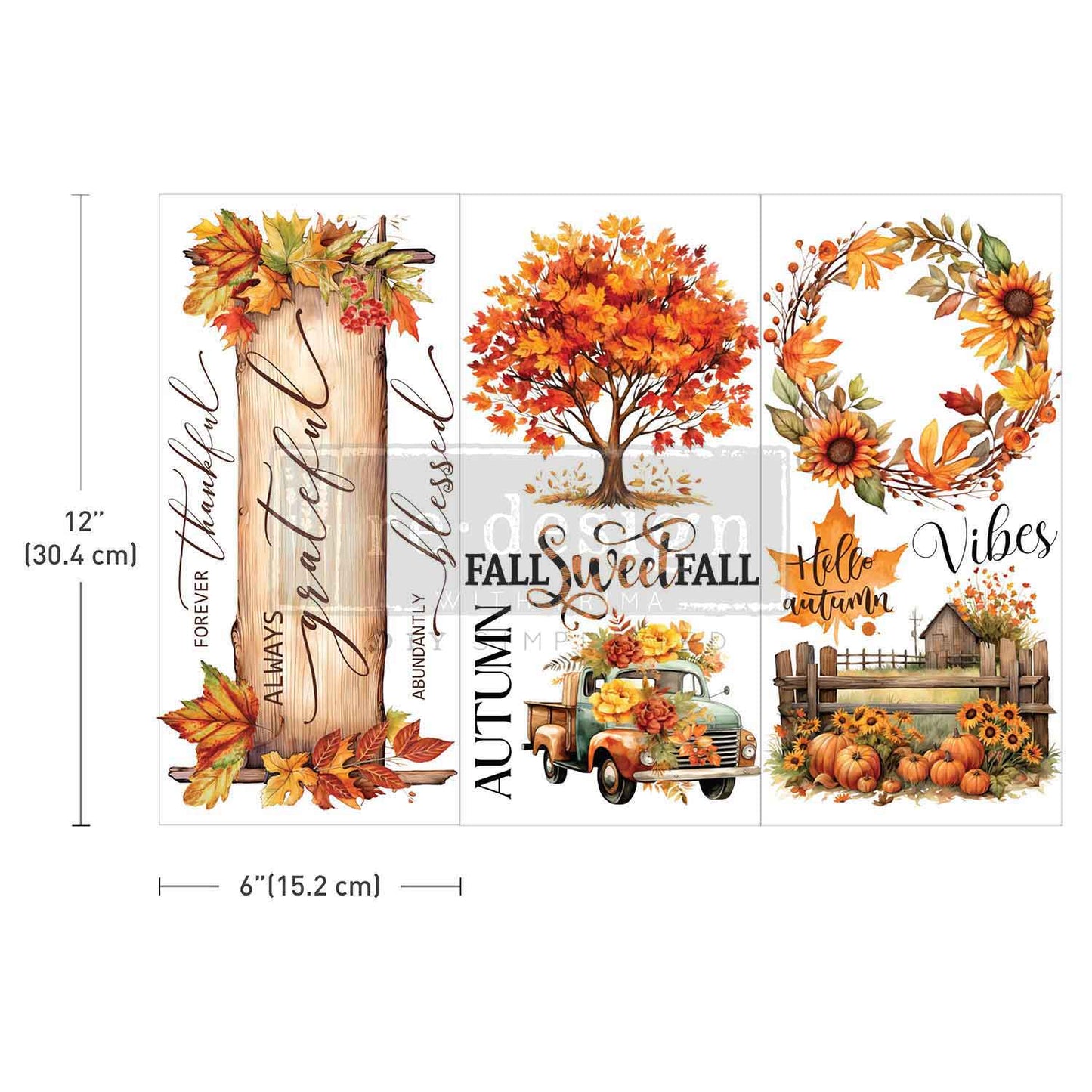Cozy Comforts Decor Transfer