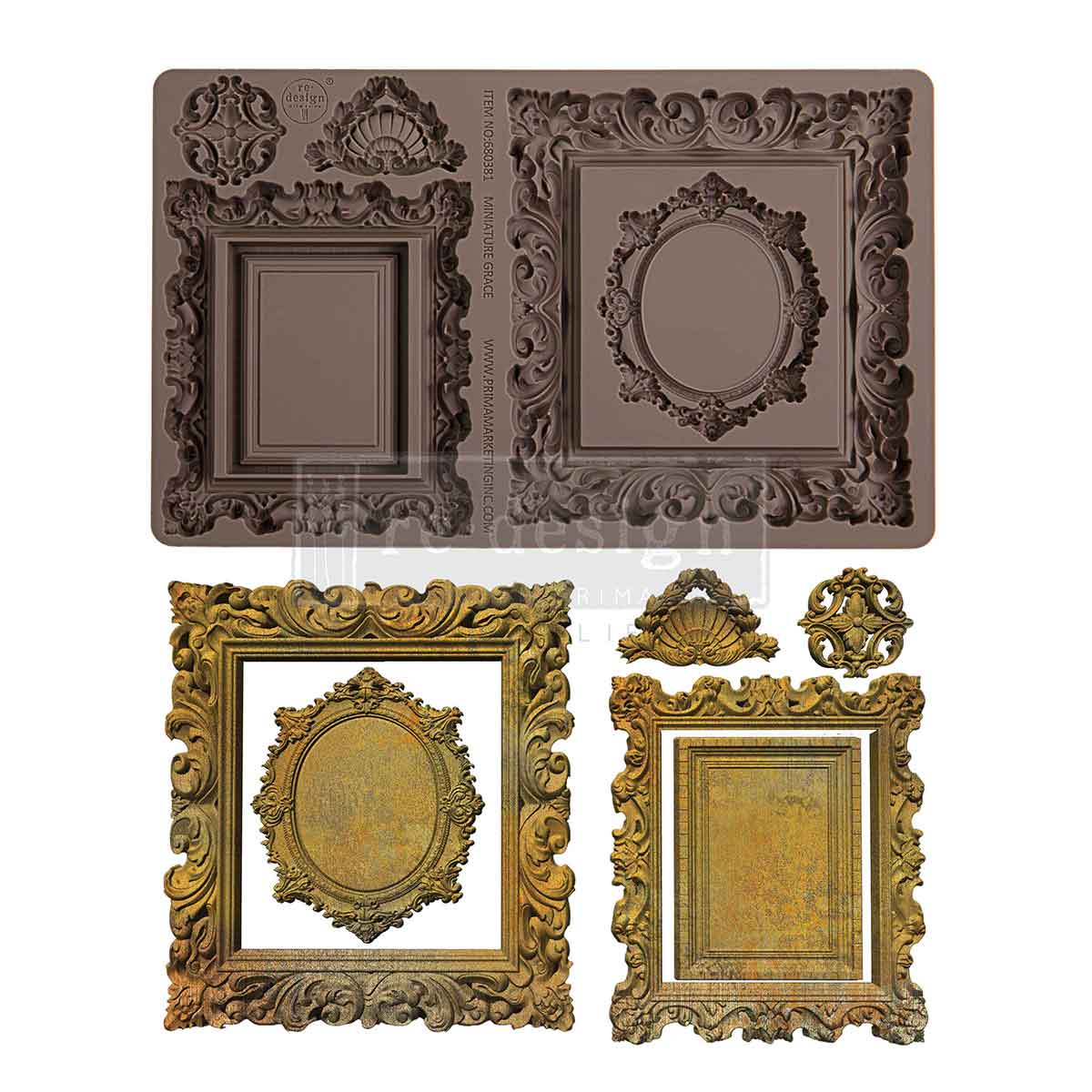 Miniature Grace Decor Mould