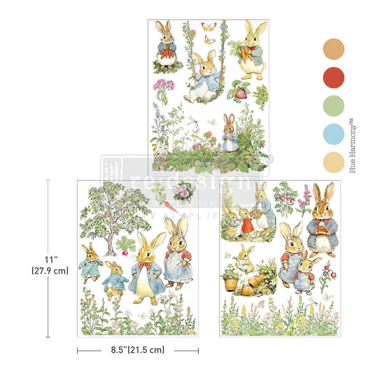 The Cottontail Diaries Decor Transfer