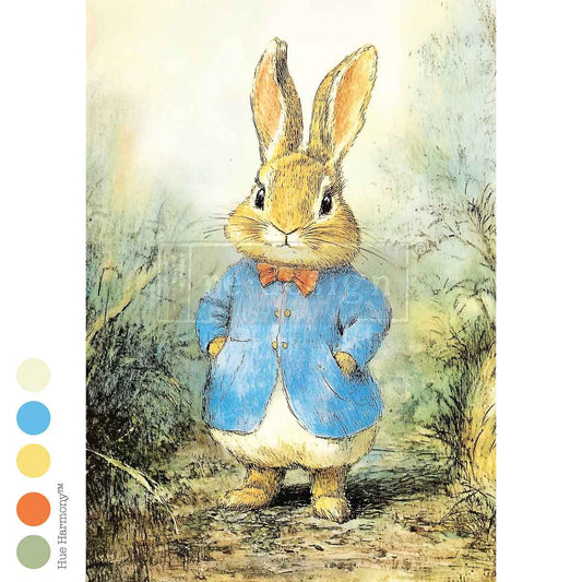Bunny Hollow Decoupage Fiber Paper