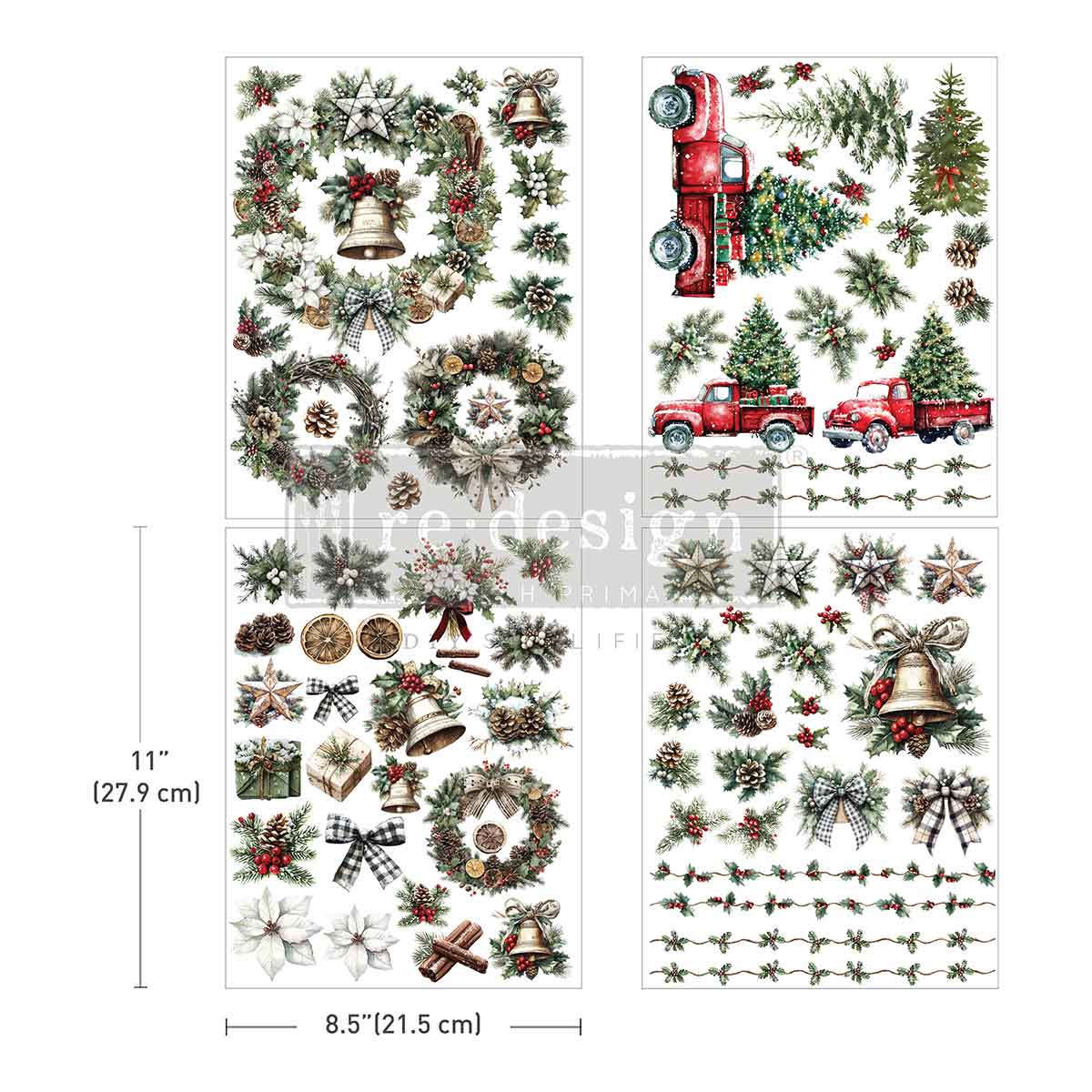 Home for the Holidays Decor Transfer