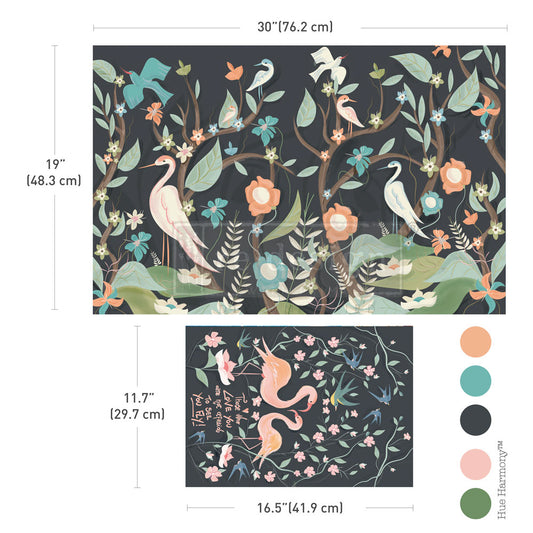 Elisa & Magic Paint Double Delight Decoupage Fiber