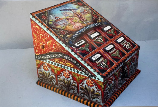 A Little Plus a Little Bank Box Pattern Packet - Michele Walton Designs
