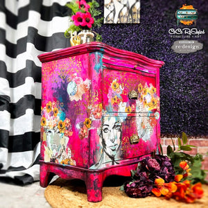 Abstract Beauty| Decoupage Tissue Paper | Redesign with Prima