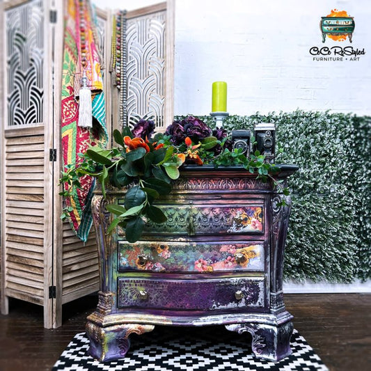 Abstract Beauty| Decoupage Tissue Paper | Redesign with Prima