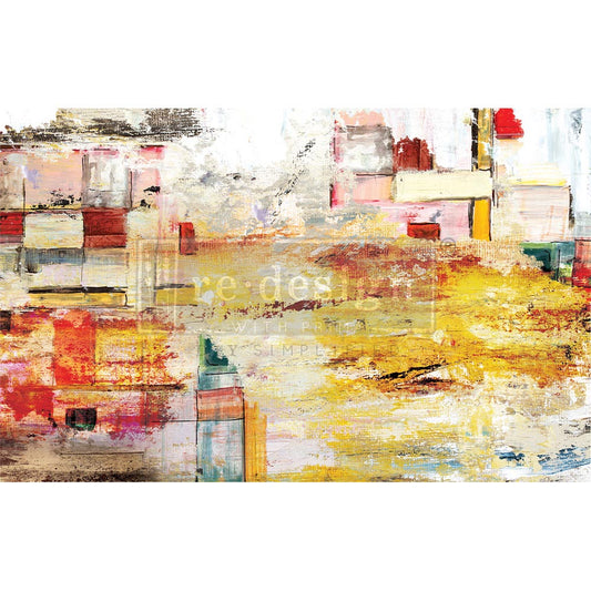 Amber Euphoria | Decoupage Tissue Paper | Redesign with Prima