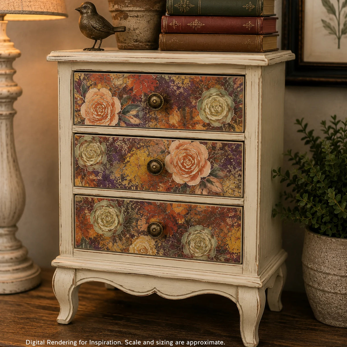 Autumn Garden - A3 Rice Decoupage Paper