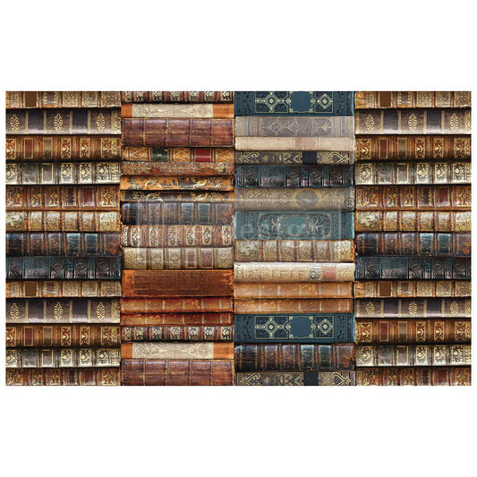 Bibliophile | Decoupage Tissue Paper | Redesign with Prima