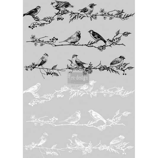 Birds & Berries | Decor Transfer | Prima