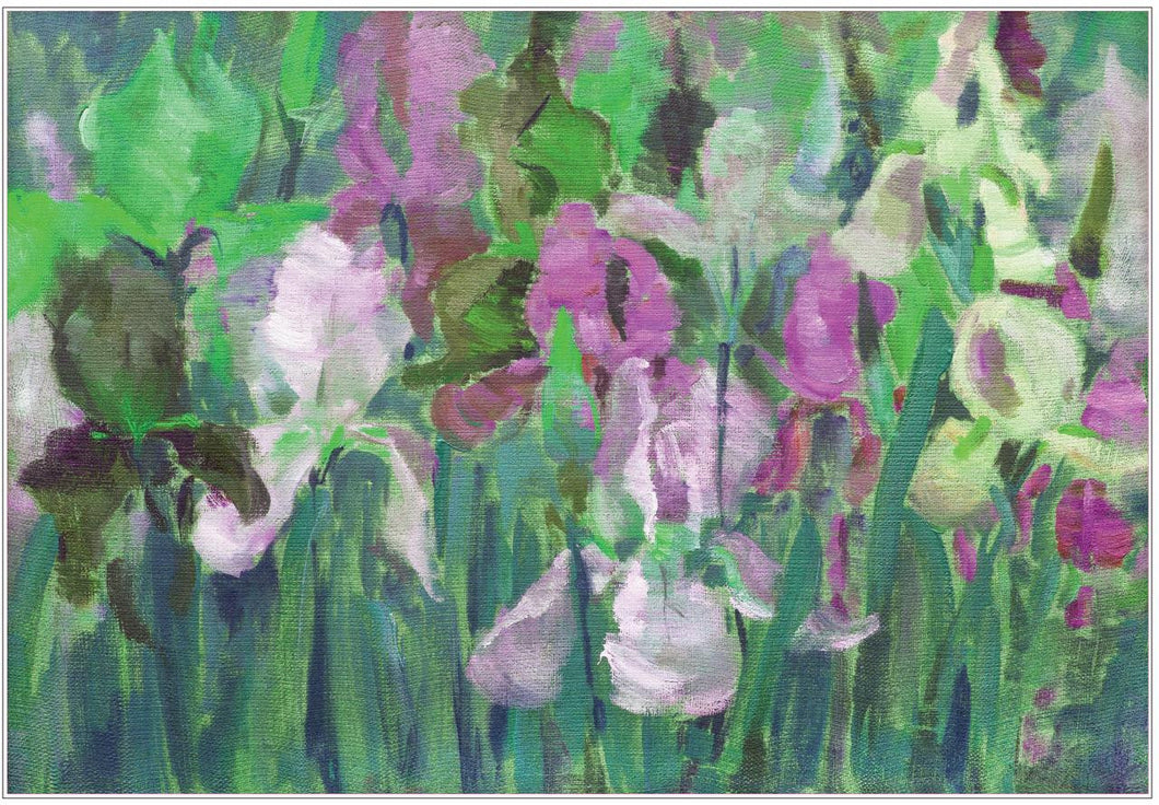 Blooming Iris | Rice Decoupage Paper | Dixie Belle