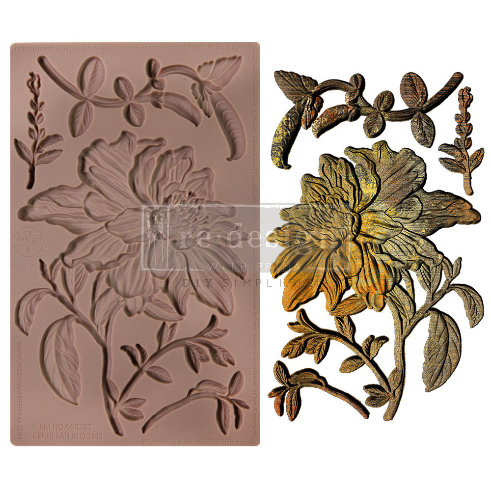 Cerulean Blooms | Decor Mould | ReDesign with Prima
