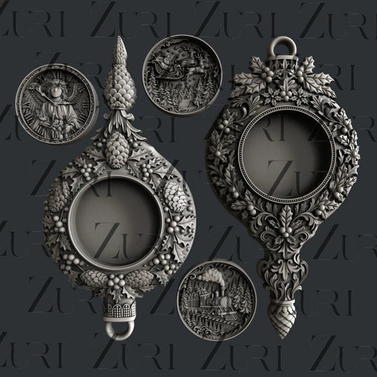 Christmas Ornaments Set 1
