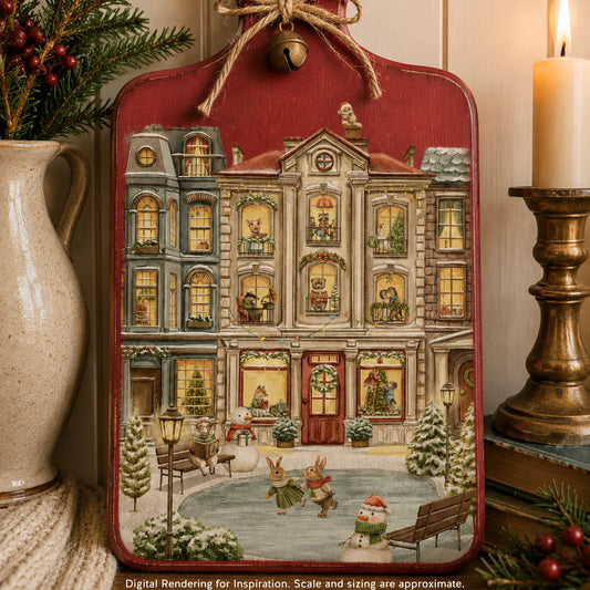 Christmas on Main Street - A3 Rice Decoupage Paper