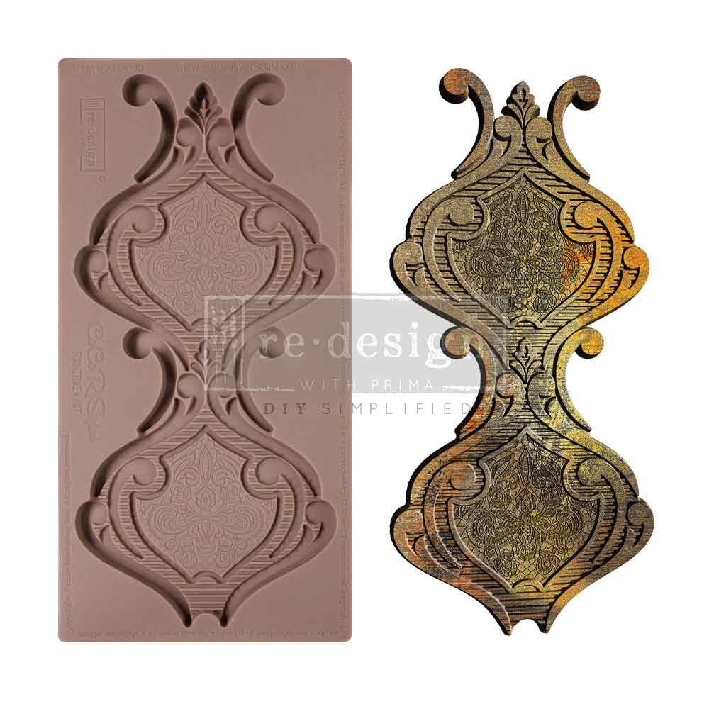 Darling Damask | Decor Moulds | Redesign with Prima