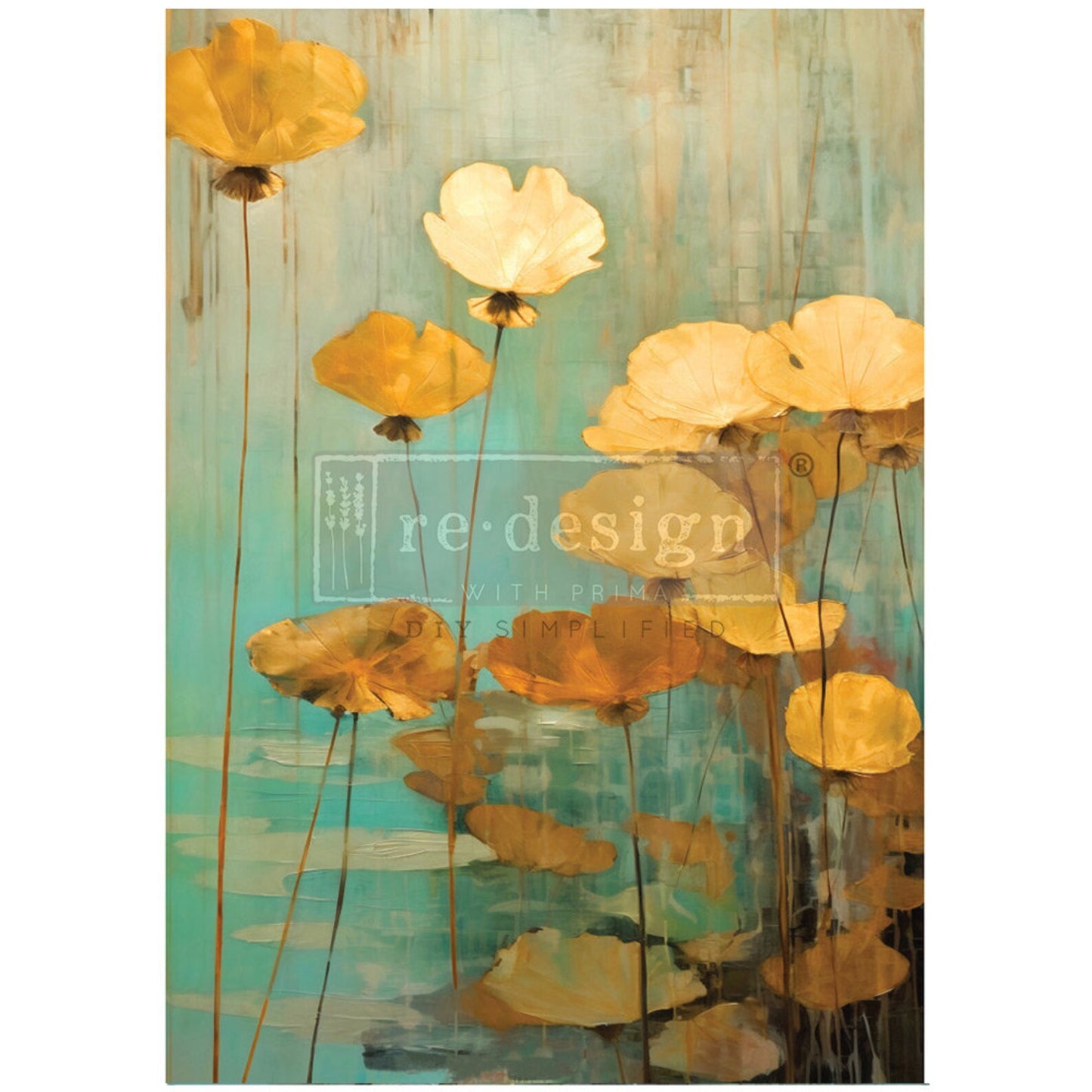 Eternal Lotus | A1 Decoupage Fiber | Prima