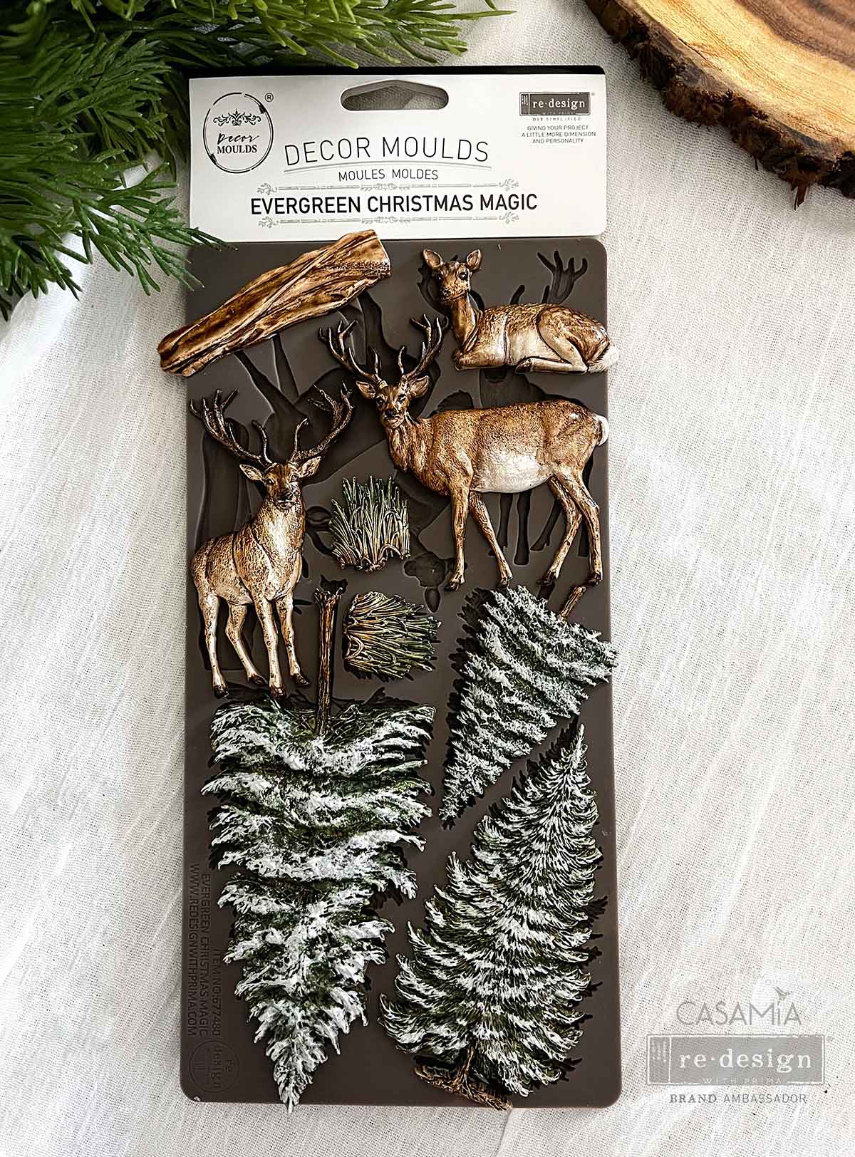 Evergreen Christmas Magic | Decor Moulds | Redesign with Prima