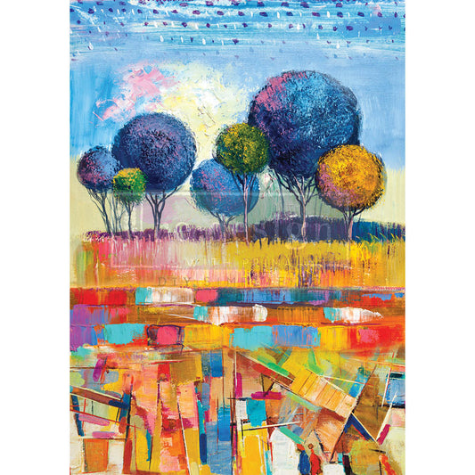 Expressive Trees | Decoupage Rice Paper | Redesign with Prima