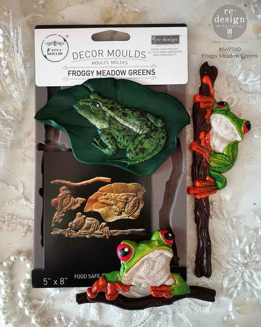Froggy Meadow Greens | Decor Moulds | Redesign with Prima
