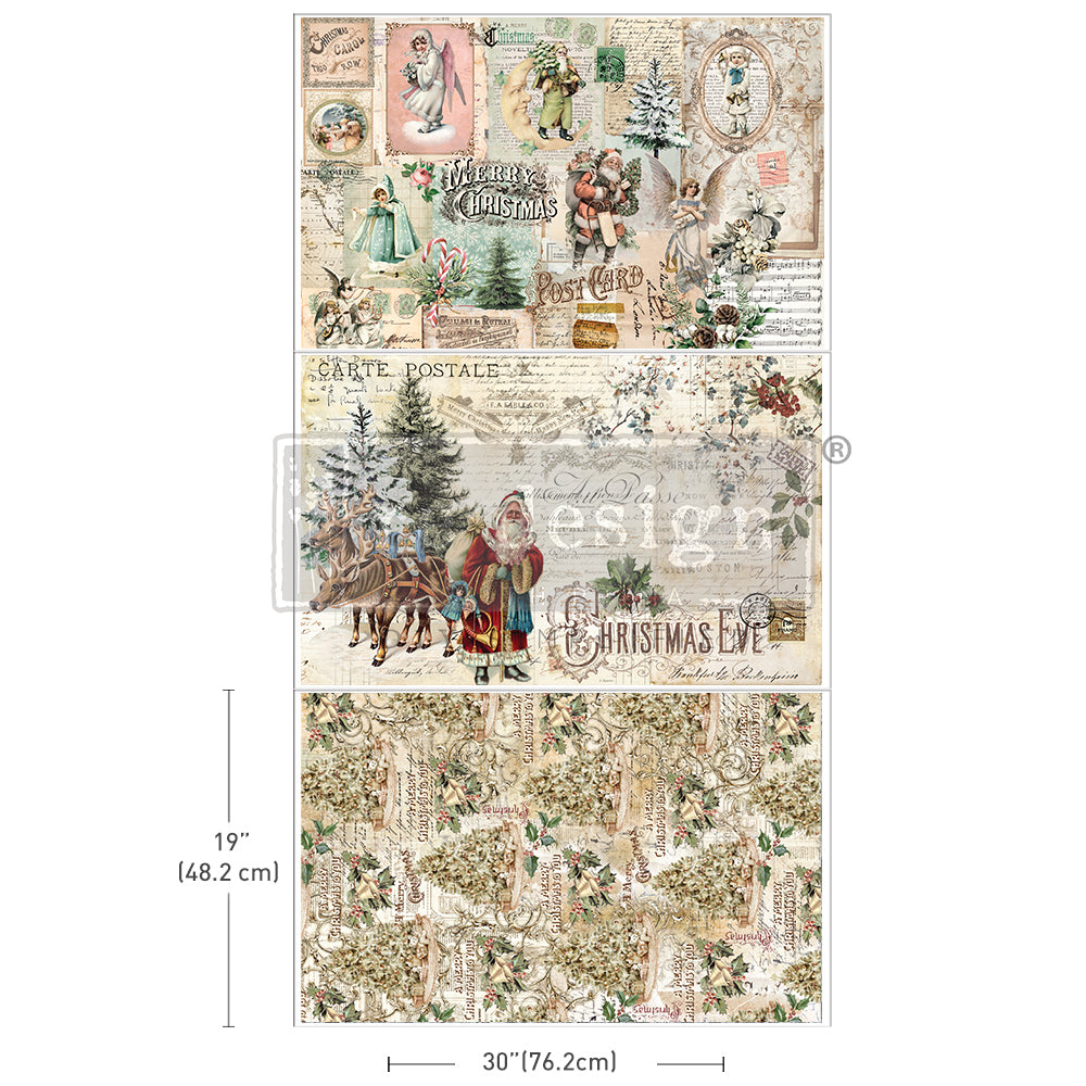 Holly Jolly Hideaway | Tissue Decoupage Paper | Prima
