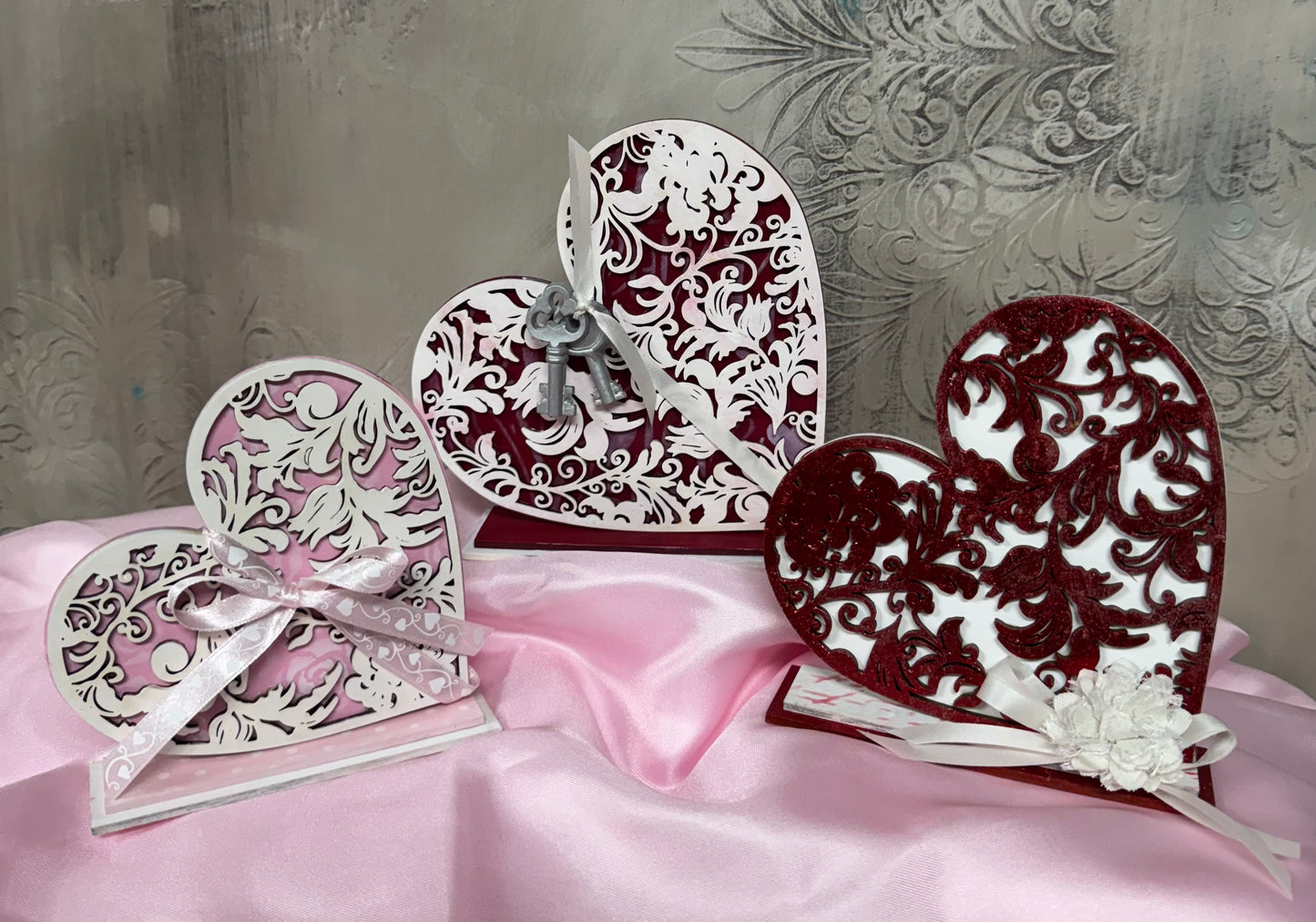Filigree Heart Trio