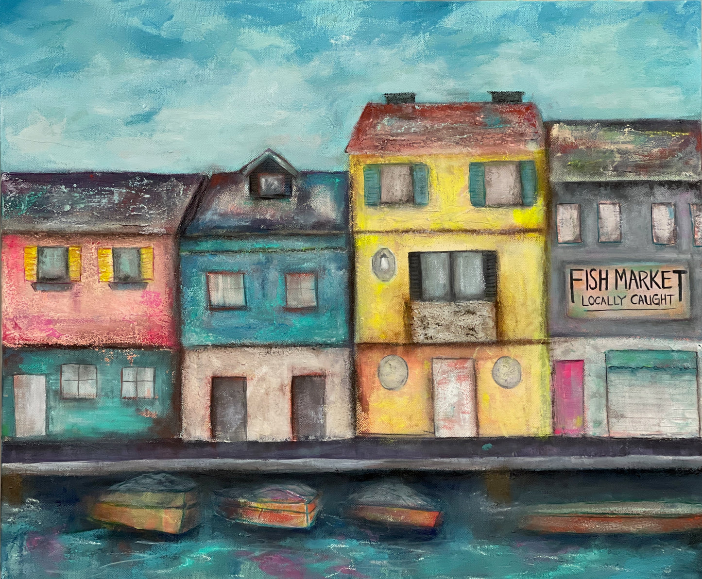 Italian Village | Original Artwork | Karen Denning