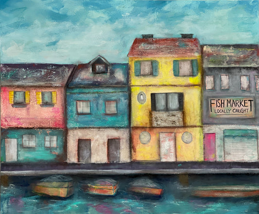 Italian Village | Original Artwork | Karen Denning
