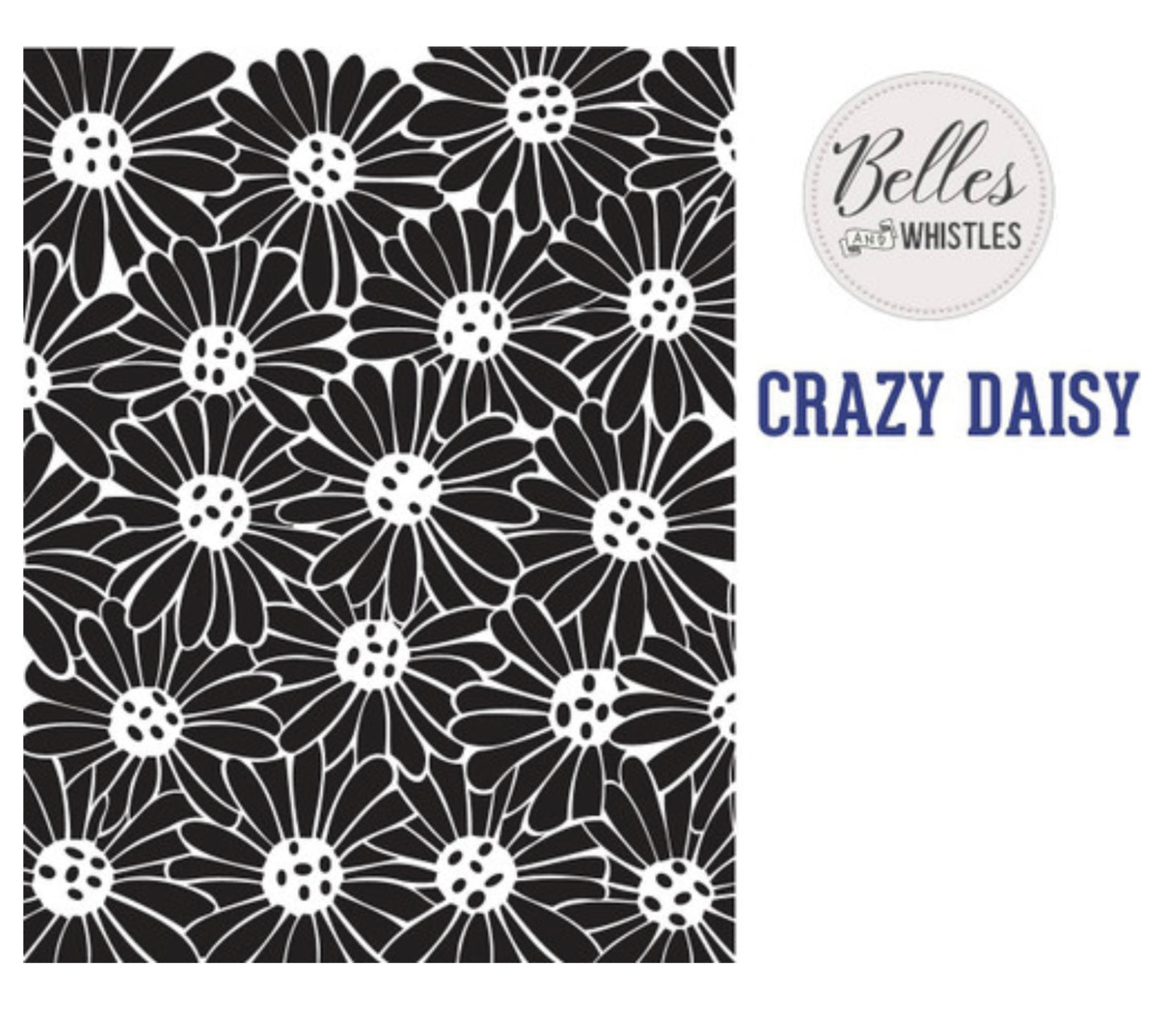 Crazy Daisy Stencil
