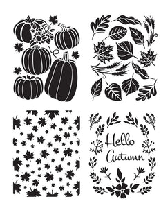 Hello Autumn Stencil Set