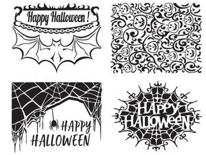 Happy Halloween Stencil Set